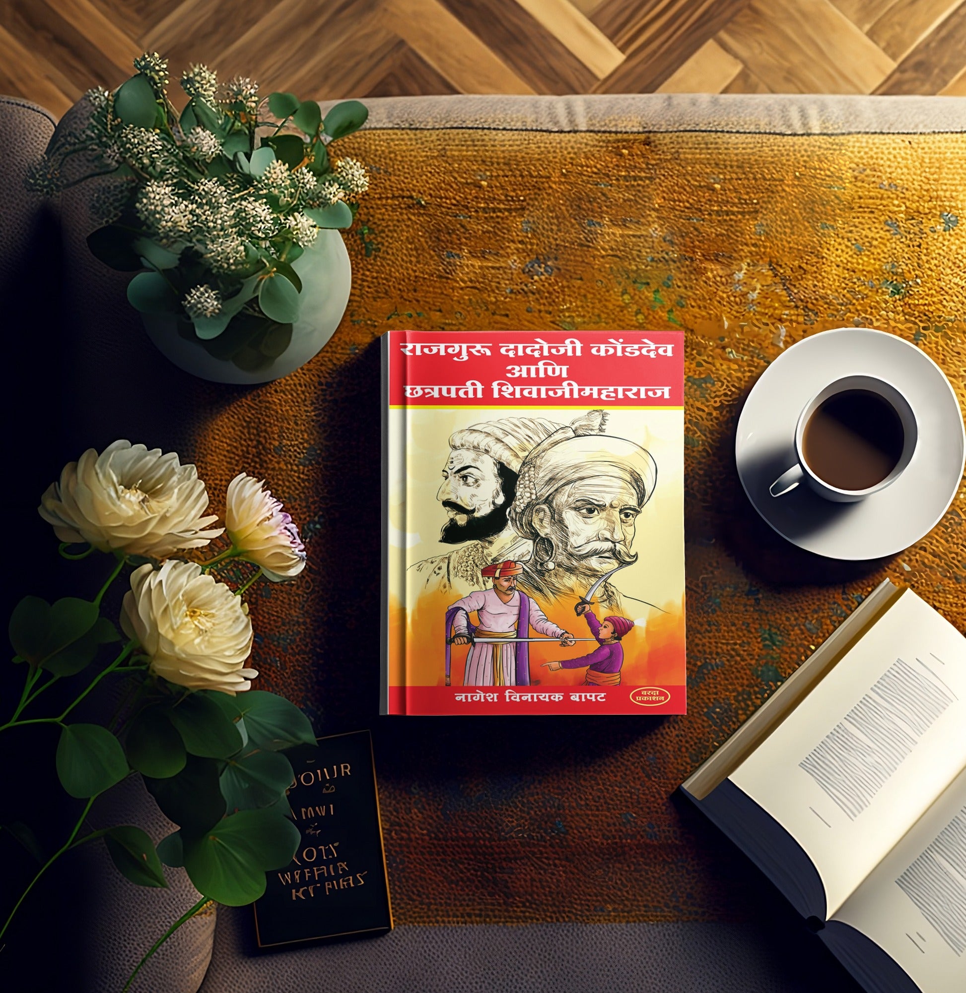 हा ग्रंथ राजगुरू दादोजी कोंडदेव आणि छत्रपती शिवाजी महाराज यांच्या जीवनावर आधारित आहे. इतिहासप्रसिद्ध व्यक्तींच्या कृती, उपदेश, आणि पारंपरिक बखऱ्यांचा सखोल अभ्यास यात केला आहे.