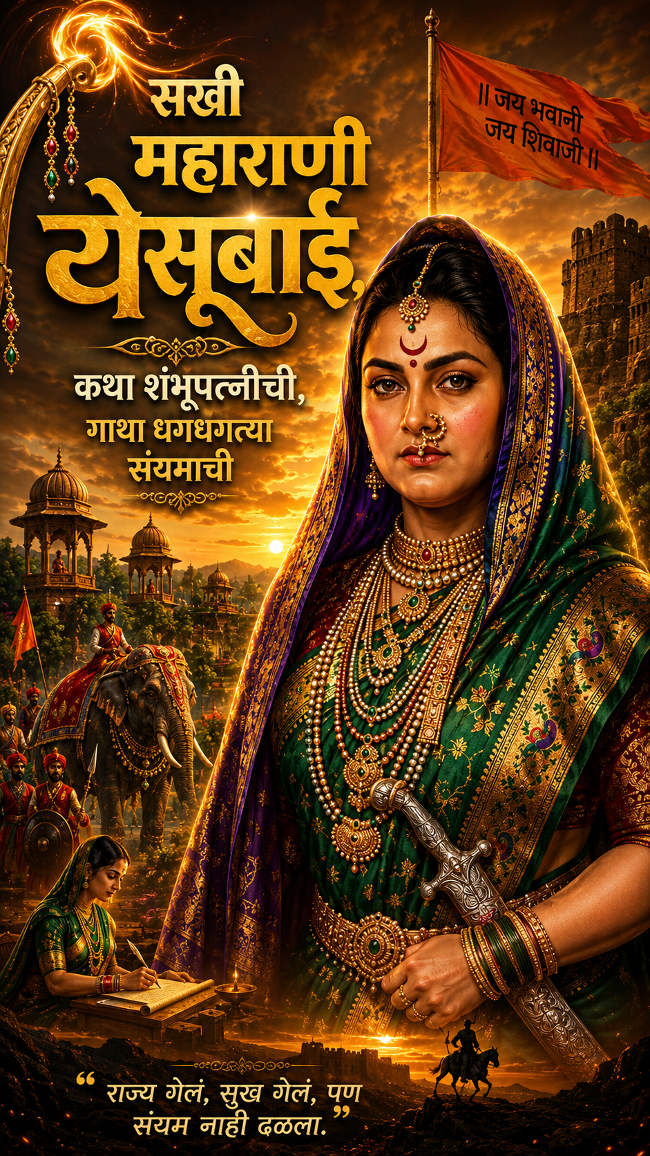 Maharani Yesubai: Life and Legacy of Sambhaji Maharaj's Queen
