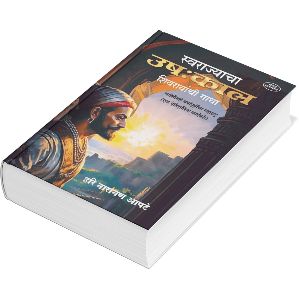 Book with a cover featuring an illustration of a person holding a document, on a white background