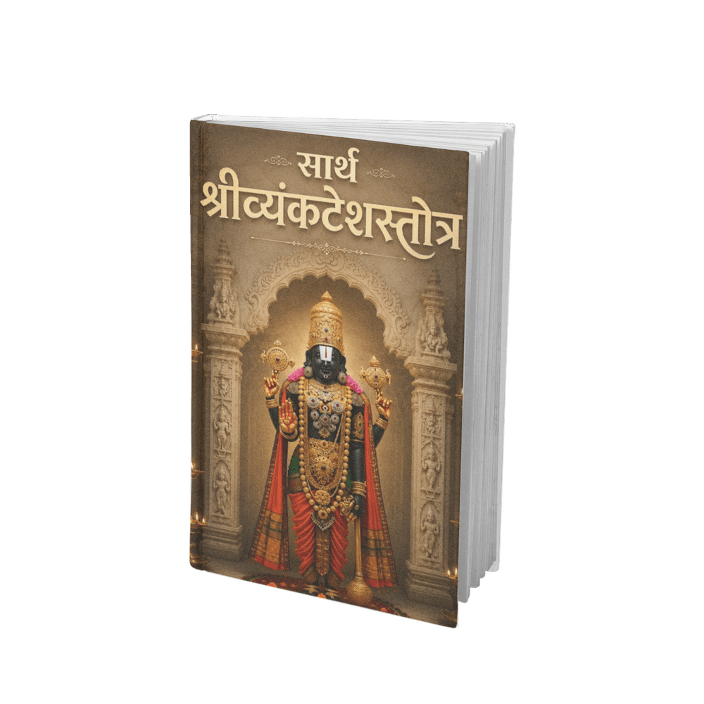 Sarth Shri Venkatesh Stotra is a beautifully explained Marathi edition of the timeless devotional hymn dedicated to Lord Venkatesh (Lord Vishnu). Edited with meaningful commentary by Prof. V. S. Apte, this book includes the original stotra, explanations, worship methods, spiritual insights, and benefits of recitation, making it ideal for daily prayers and devotional reading.