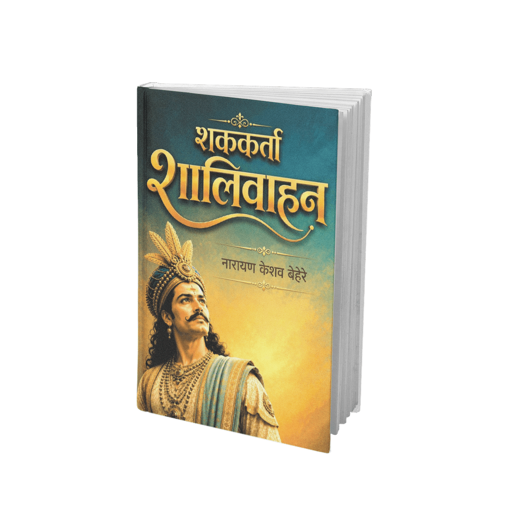 Shakakarta Shalivahan | शककर्ता शालिवाहन | Satavahana Empire | By Narayan Keshav Behere | Life of Emperor Shalivahan | Victory over the Shakas | Origin of the Shalivahan Era | Marathi Book
