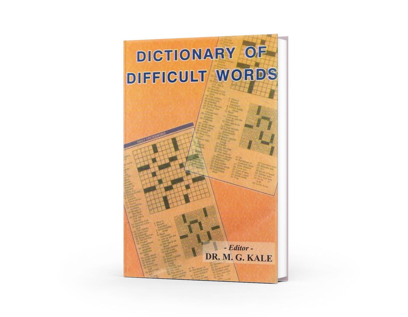 Dictionary Of Difficult Words By M. G. Kale